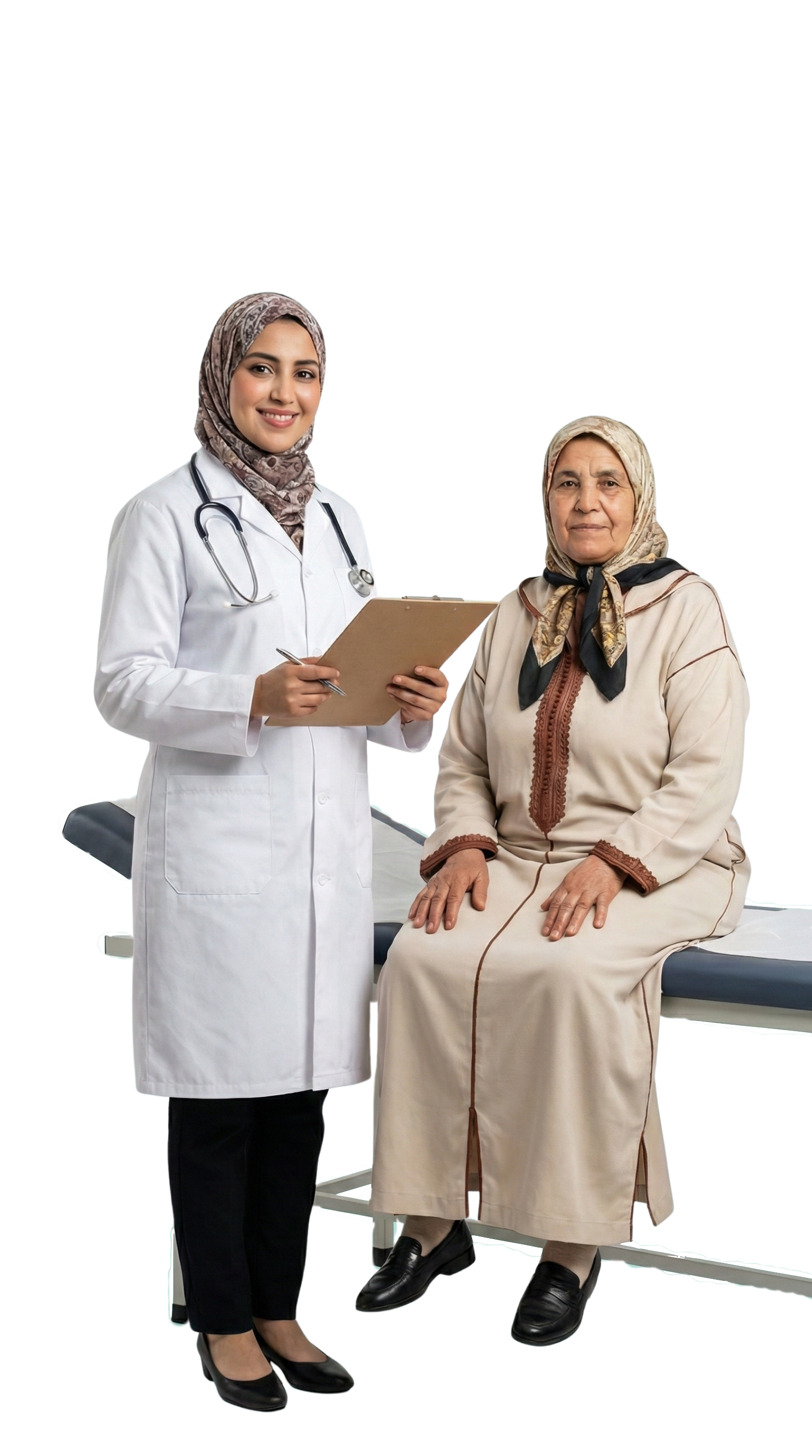 Interface de l'application Tabibi